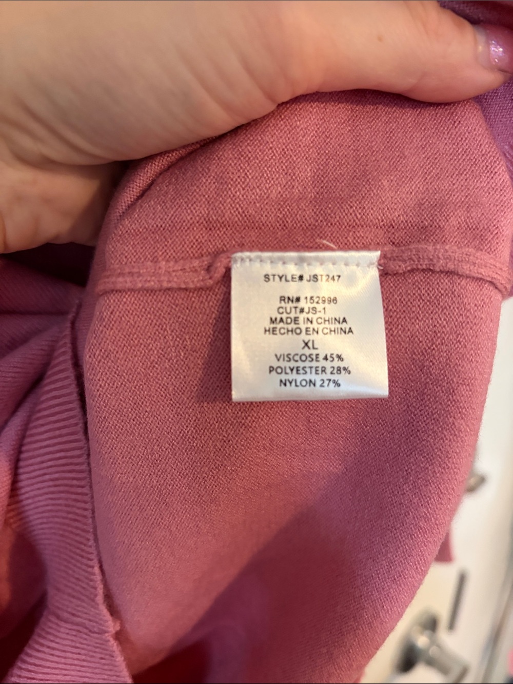 TULIP B | Pink Knit Sweater with Brown Bow Detail - Picture 9 of 15